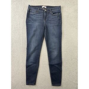 Judy Blue Jeans Womens 9/29 Dark Blue Denim Handsand Ultra Soft Rayon USA